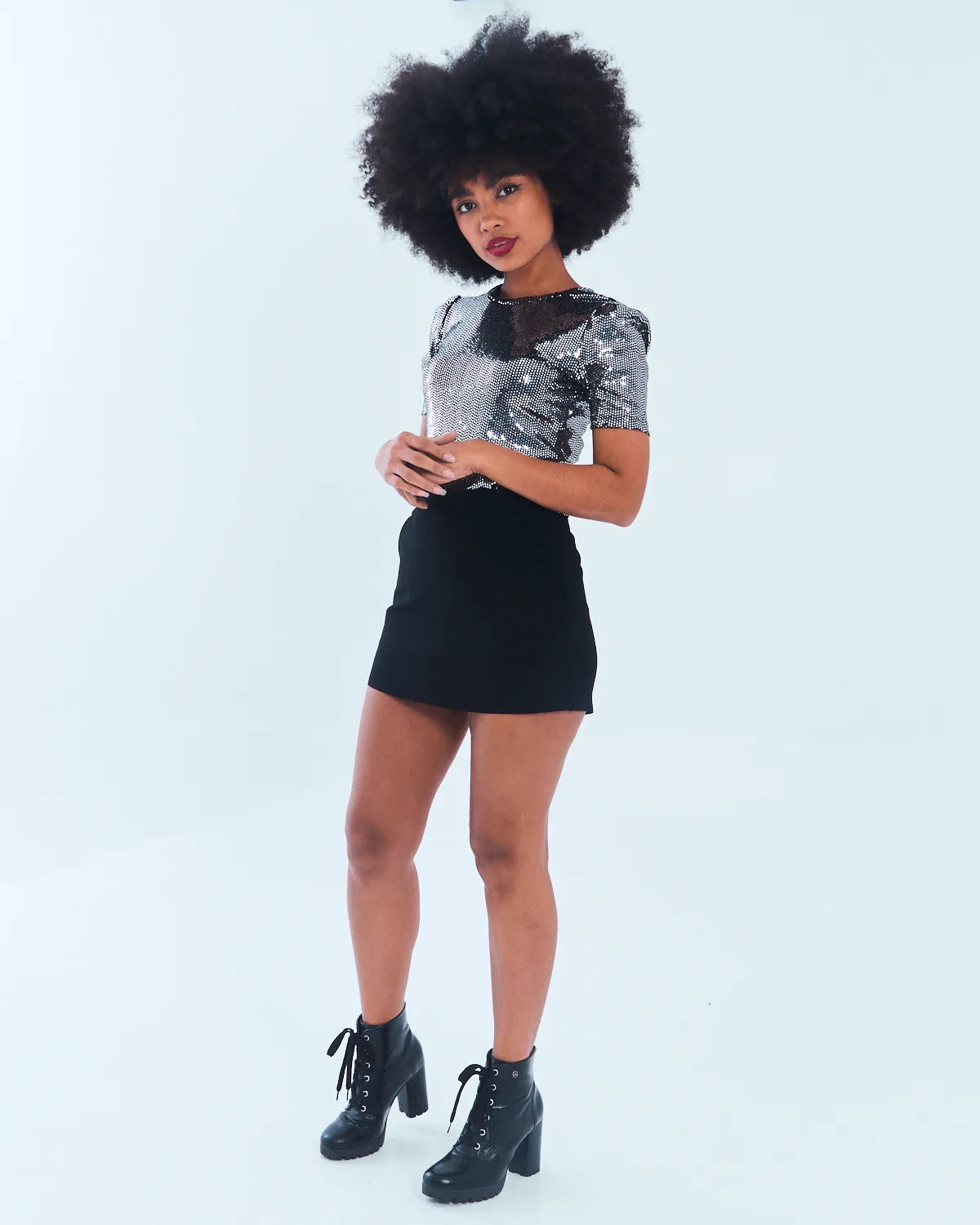 SHORT/ SAIA GROOVY 05267 PRETO G