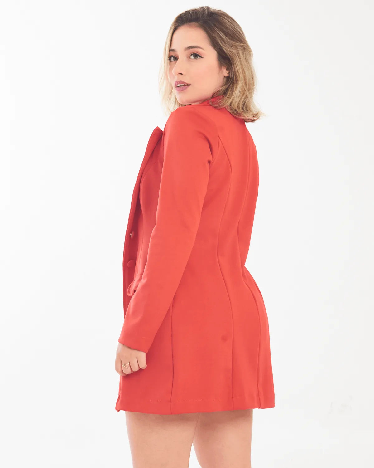 MAXI BLAZER TROPICAL 9081D VERMELHO M