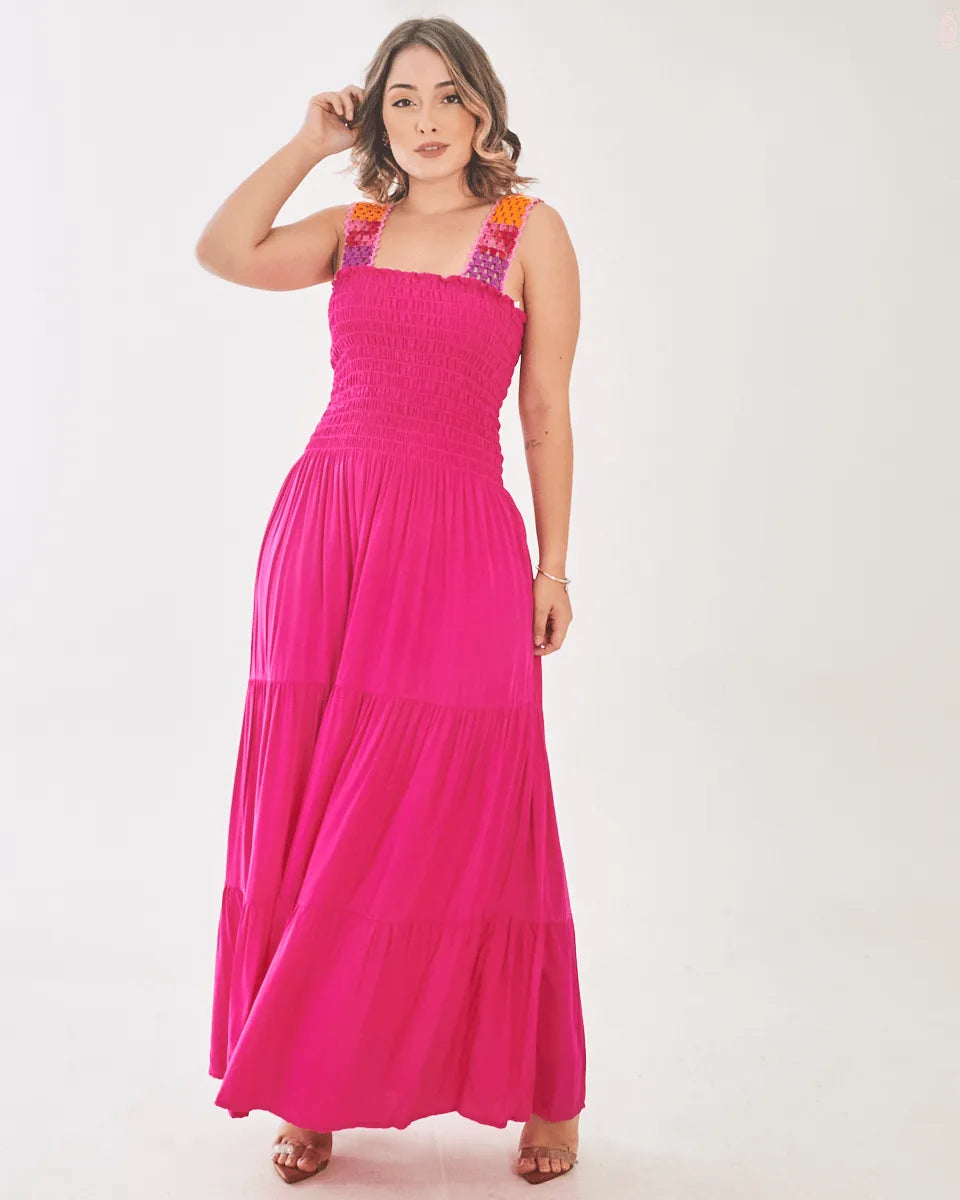 VESTIDO SAFIRA PATY/MANGA