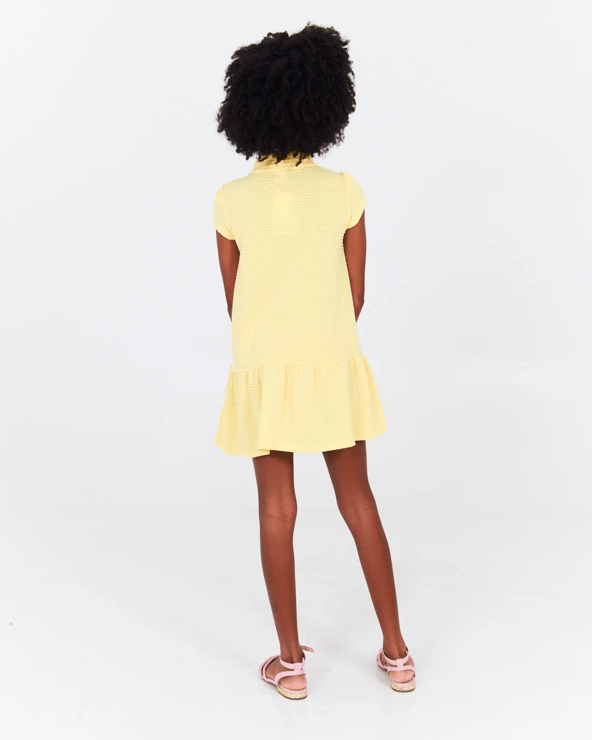 VESTIDO INF DILA 04193 AMARELO 08