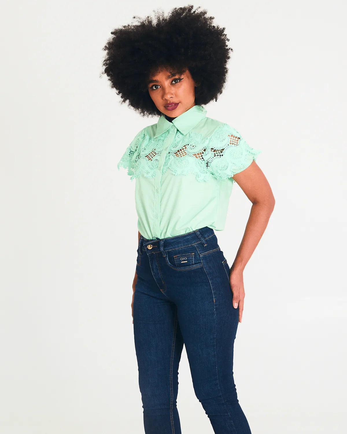 CAMISA BELLINA AA5578 VERDE G