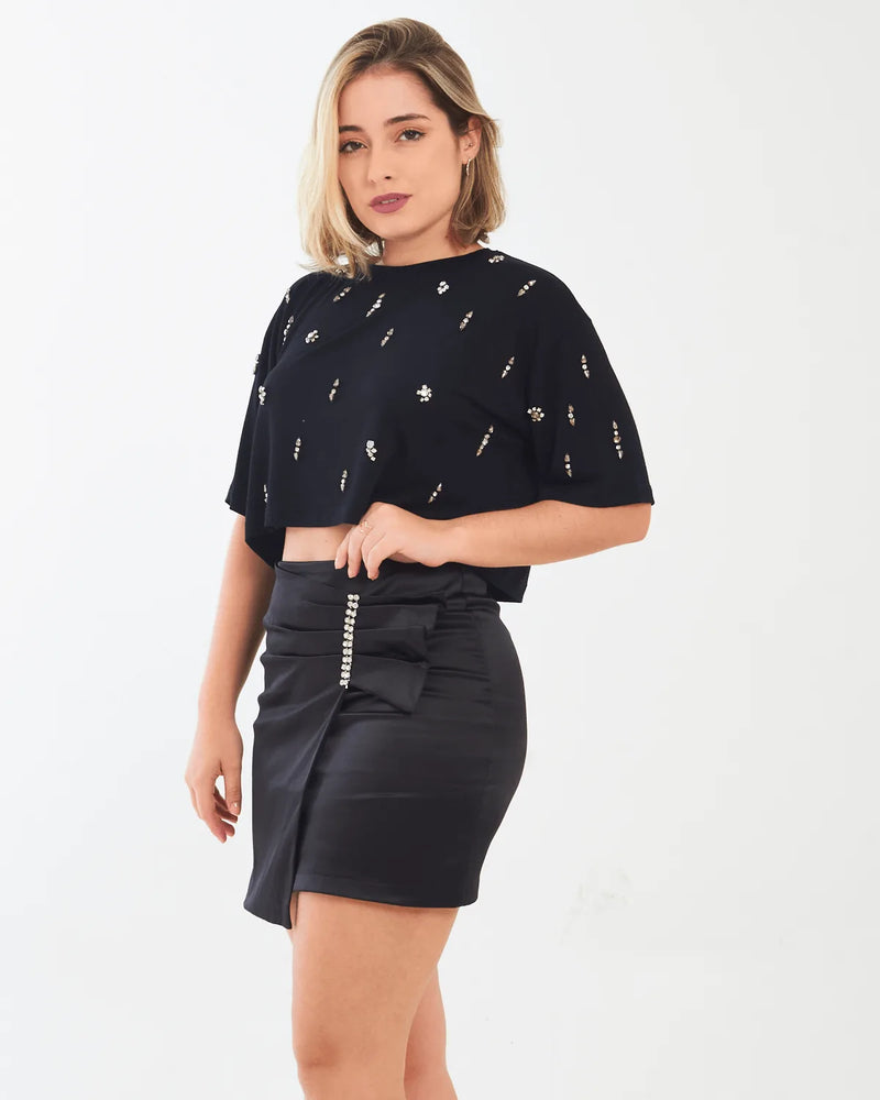 BLUSA MARIA DONDOCA 53090 PRETO P