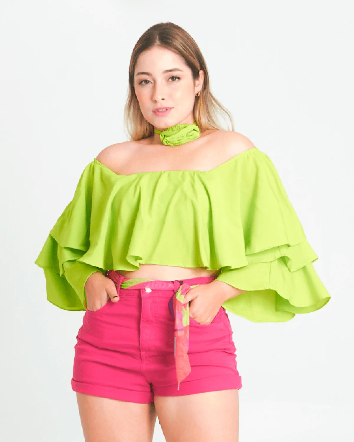 BLUSA LA BELLA 084 2 PECAS
