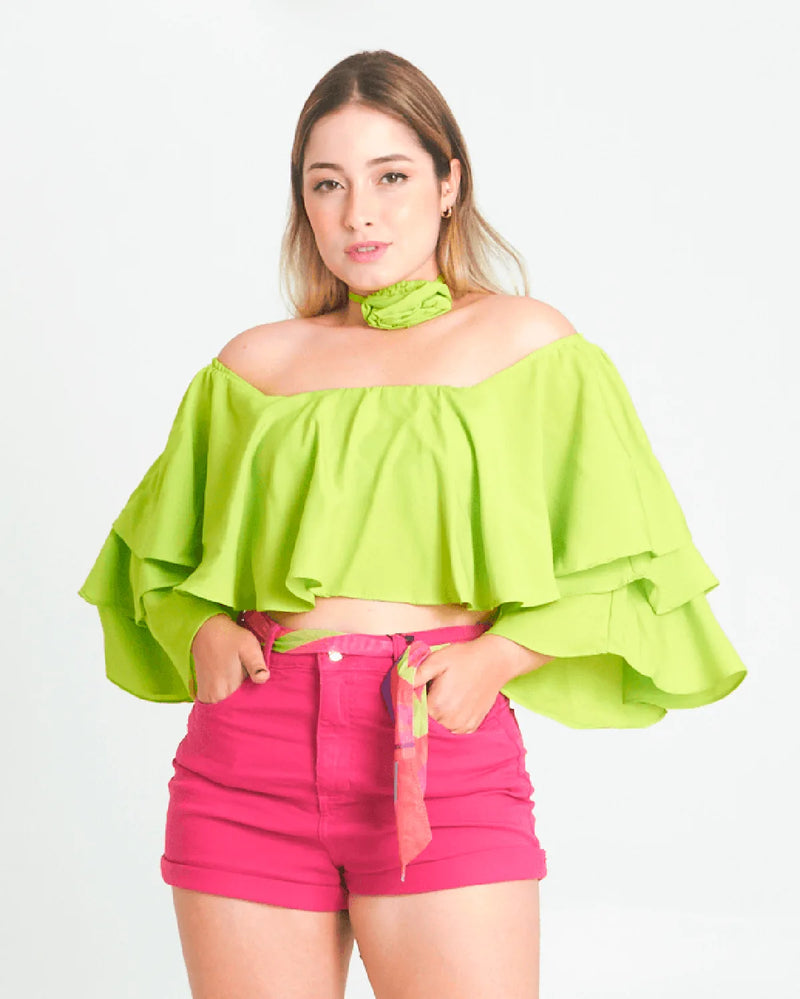BLUSA LA BELLA 084 2 PECAS