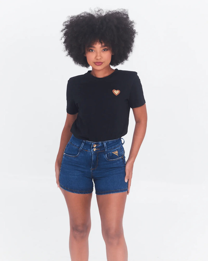 T-SHIRT LOVE IT 44207 PRETO P