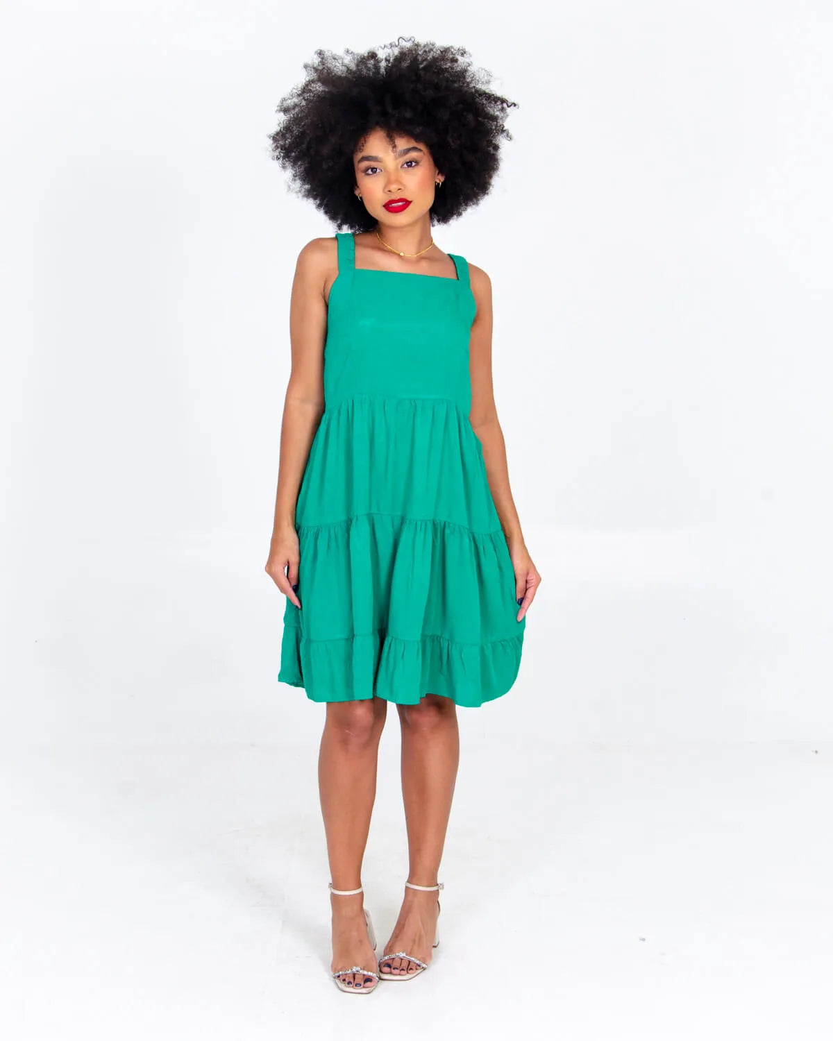 VESTIDO SAFIRA GABI VERMELHO M