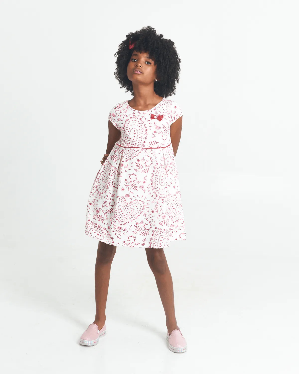 VESTIDO INF LUNENDER 45994 ROSA 10