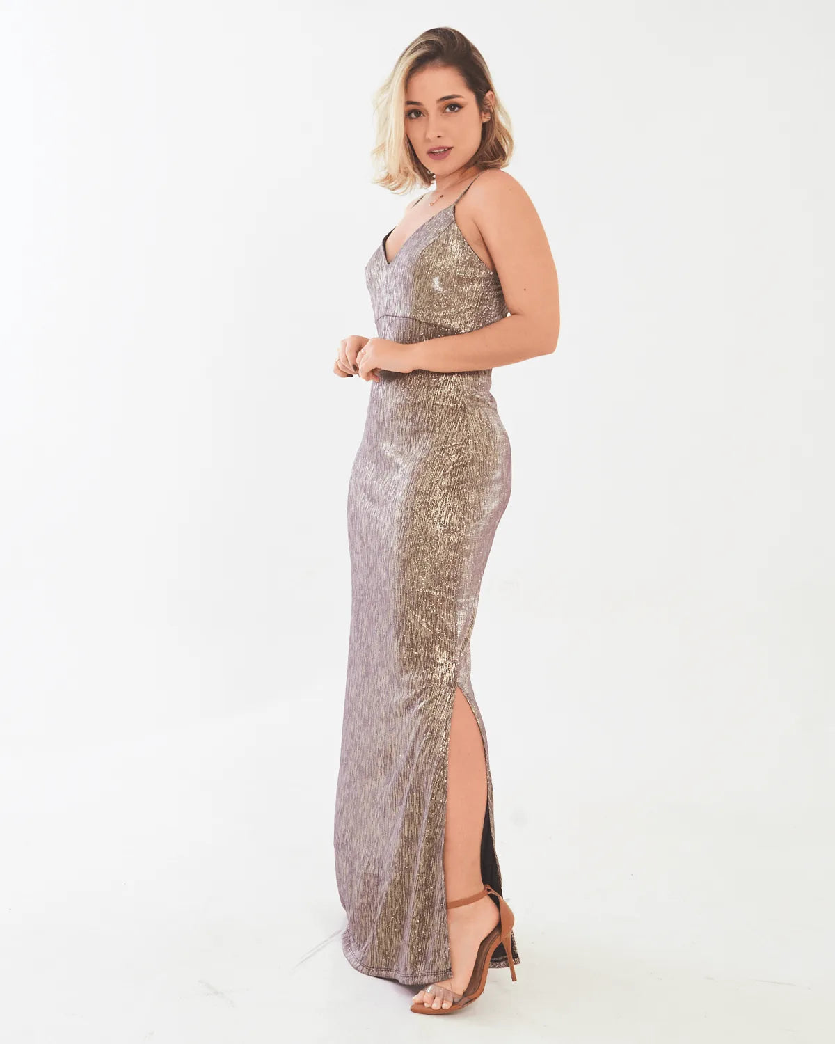 VESTIDO SECIA 08844 DOURADO G