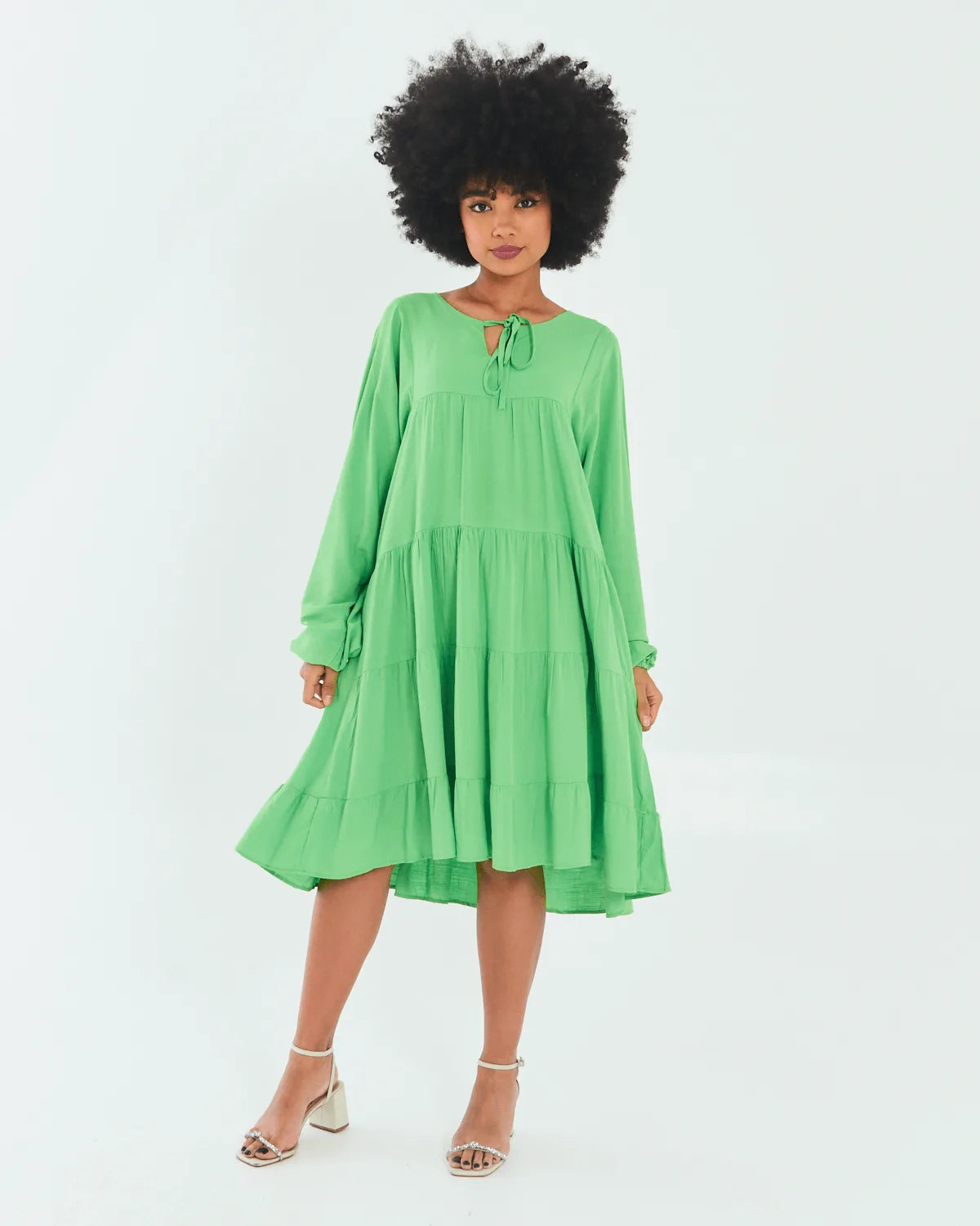 VESTIDO SAFIRA MANGA LONGA