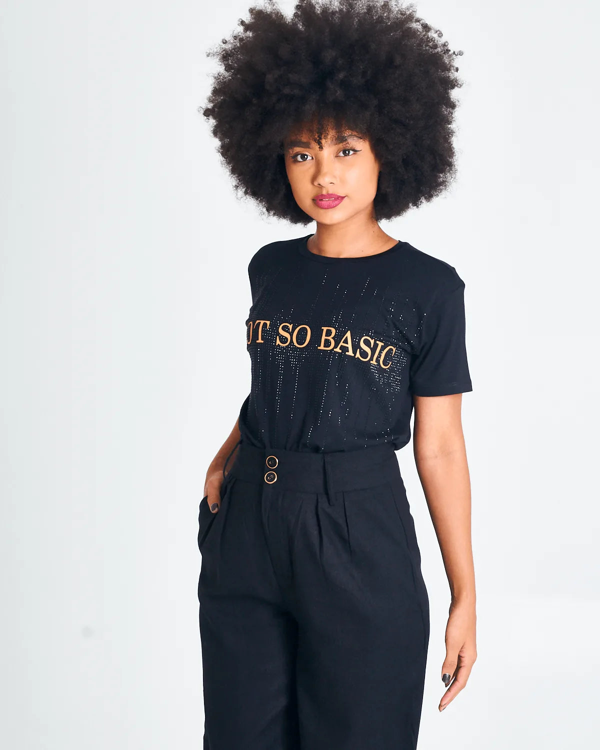 T-SHIRT MARIA DONDOCA 54156 PRETO G