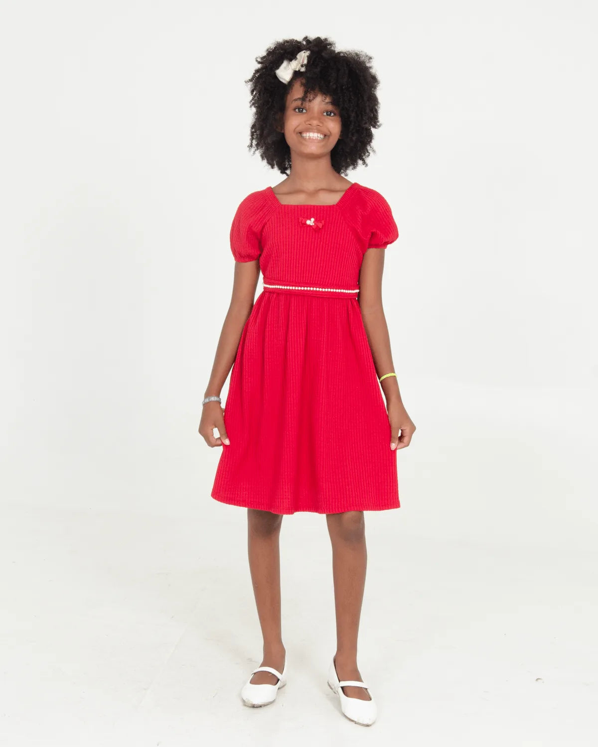VESTIDO INF LUNENDER 46593 VERMELHO 03