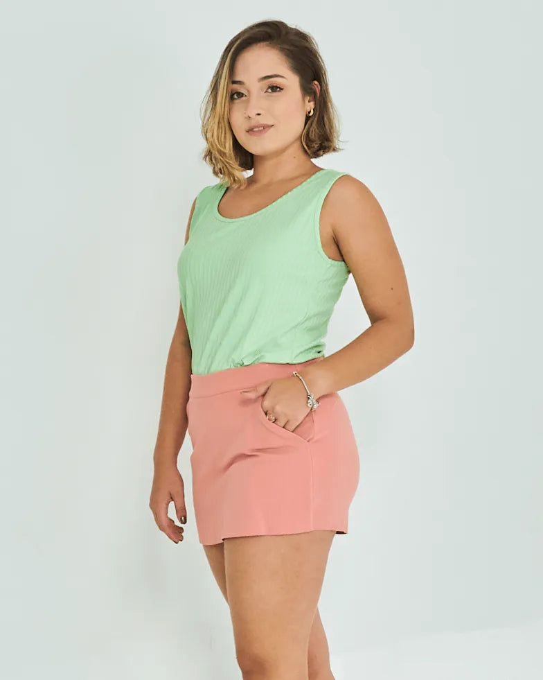 BLUSA LUNENDER 00234 MESCLA CASTANHO GG