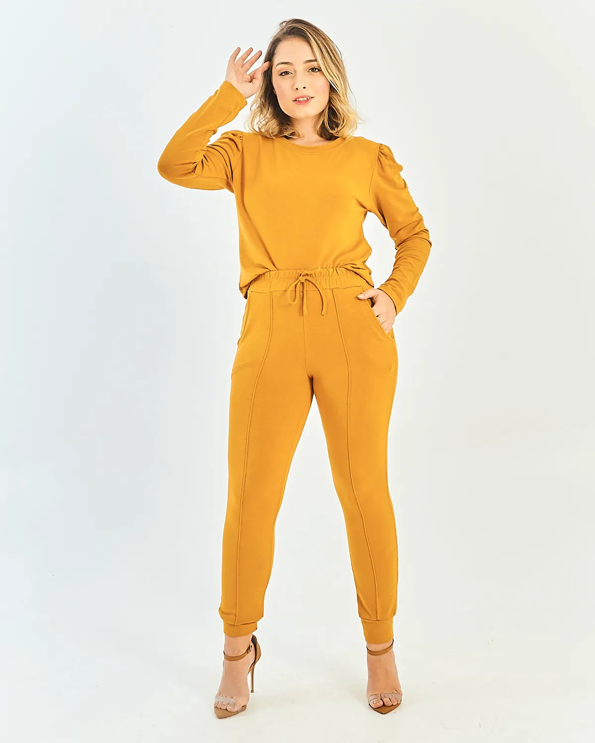 CONJUNTO SAFIRA M/ LONGA