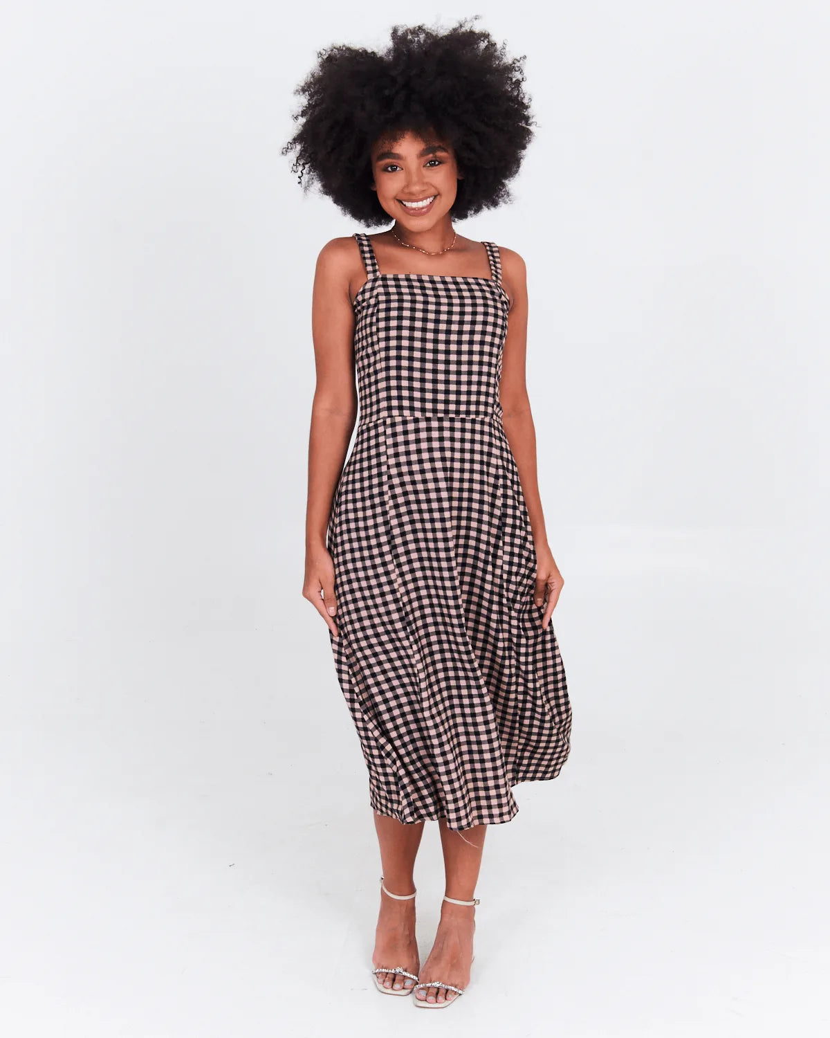 VESTIDO SAFIRA MIDI/ALCA/BOLSO
