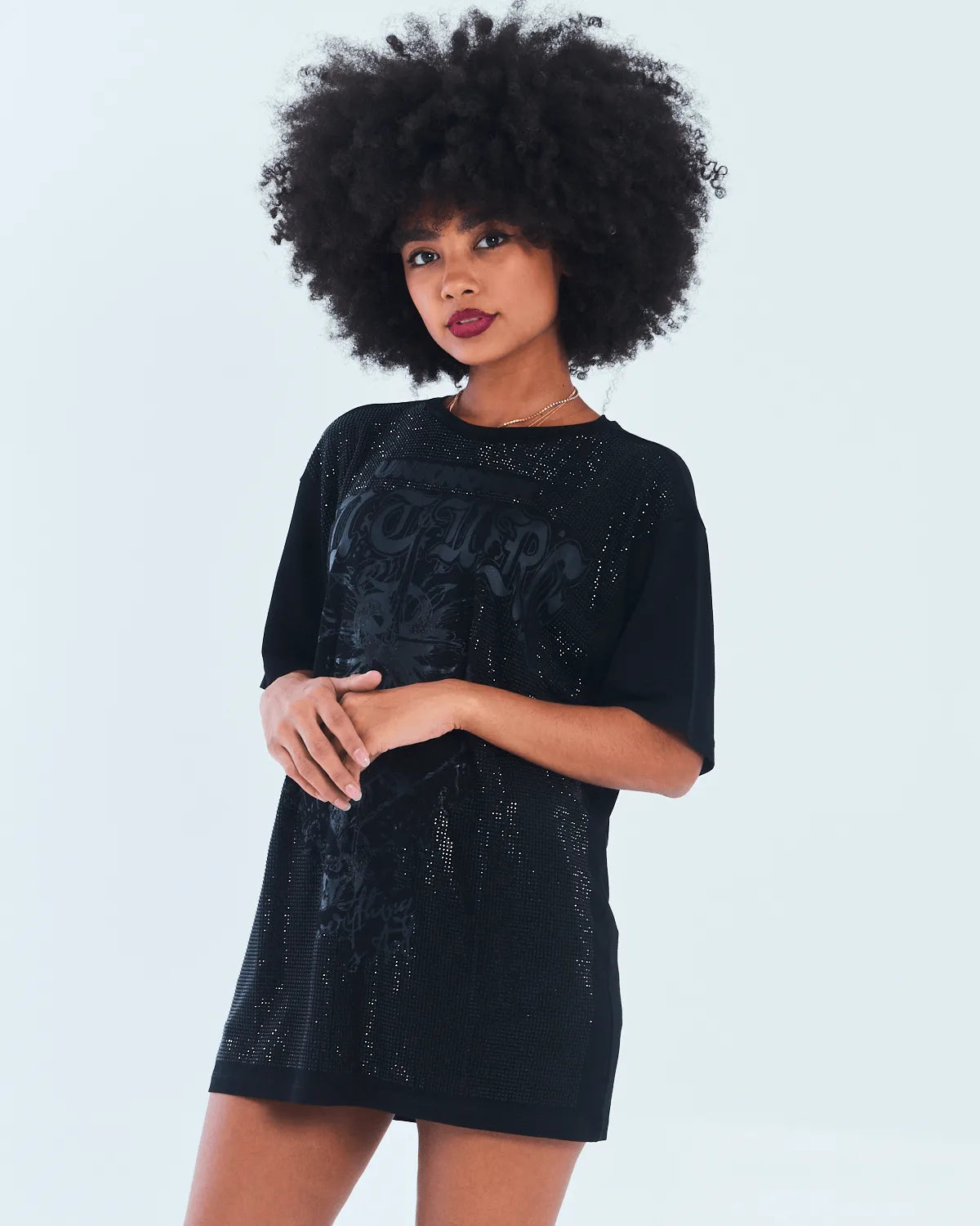 TEE LONG MARIA DONDOCA 54059 PRETO G