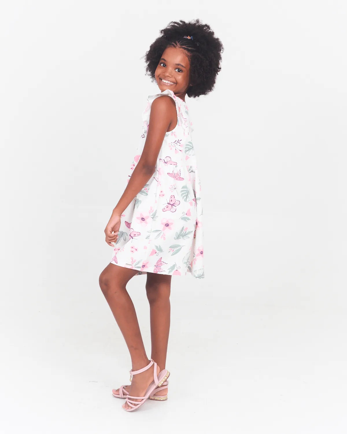 VESTIDO INF LUNENDER 67955 ROSA 10
