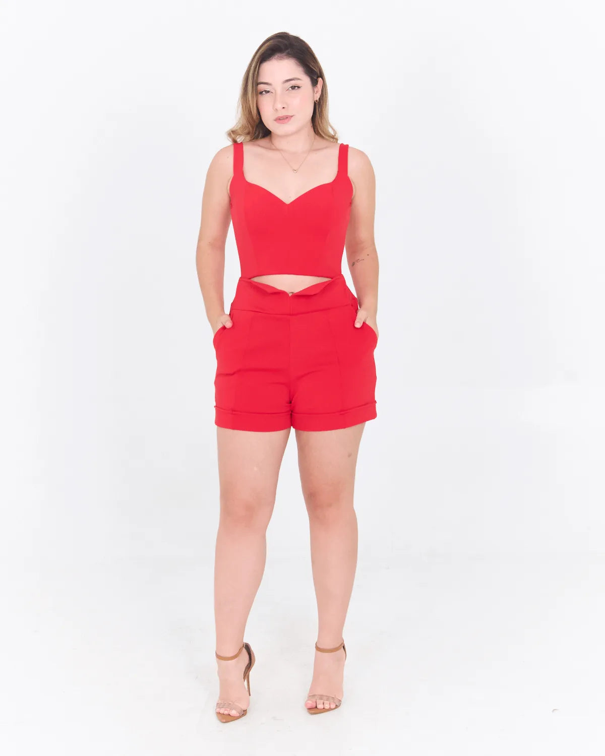 MACAQUINHO TROPICAL 98534 VERMELHO M