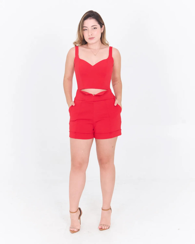 MACAQUINHO TROPICAL 98534 VERMELHO M