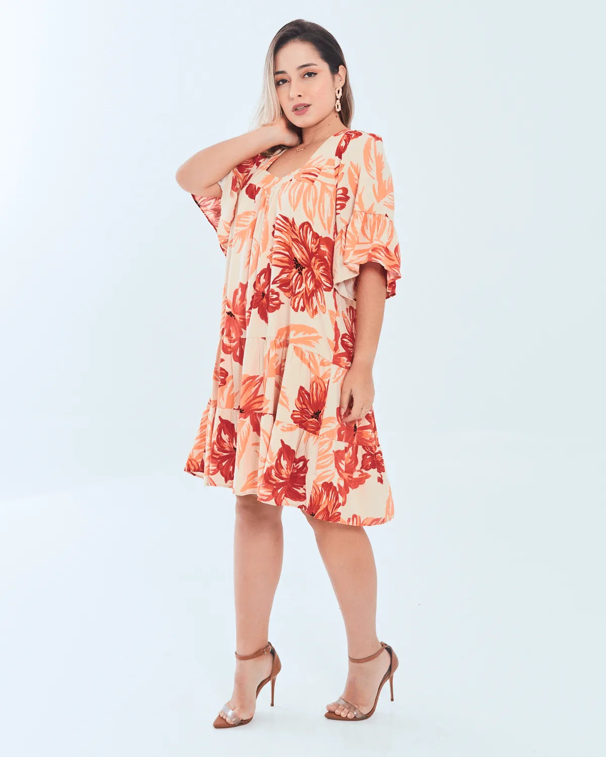 VESTIDO LUIGIA 3 MARIAS CORAL G