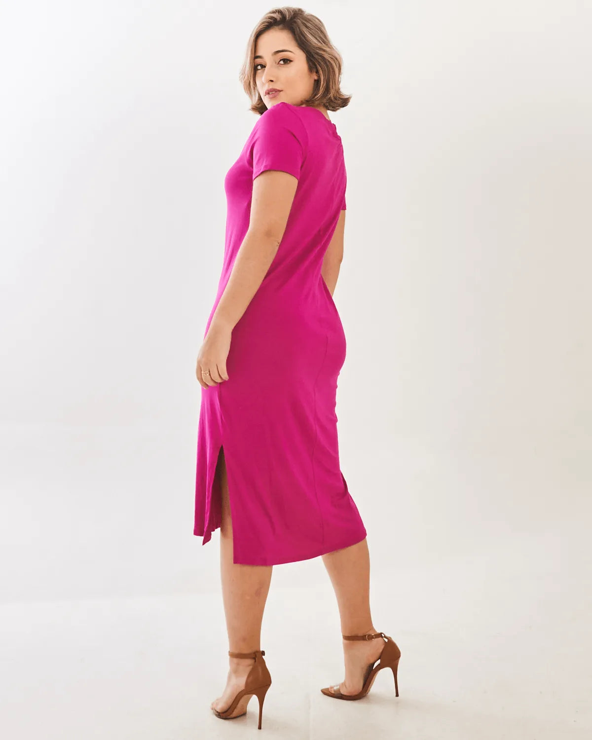 VESTIDO ROVITEX E14258 GROSELHA M