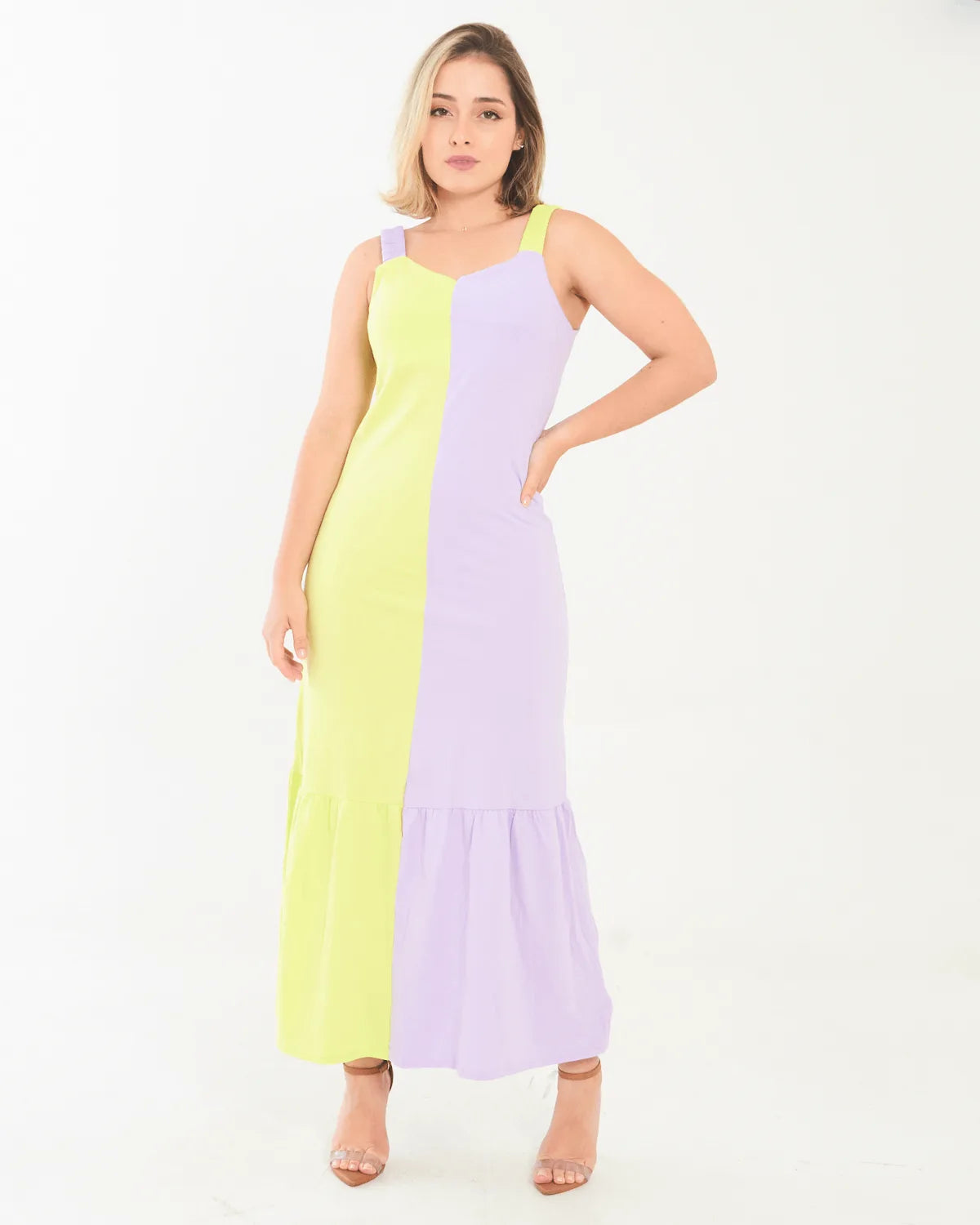 VESTIDO MALWEE 1000102581 ROSA/SALMON PP