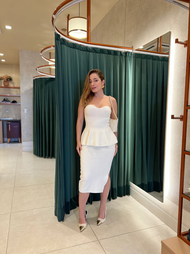 Conjunto Feel Love Saia Midi