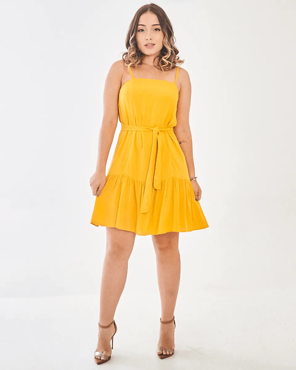 VESTIDO SAFIRA ALCA/LISO