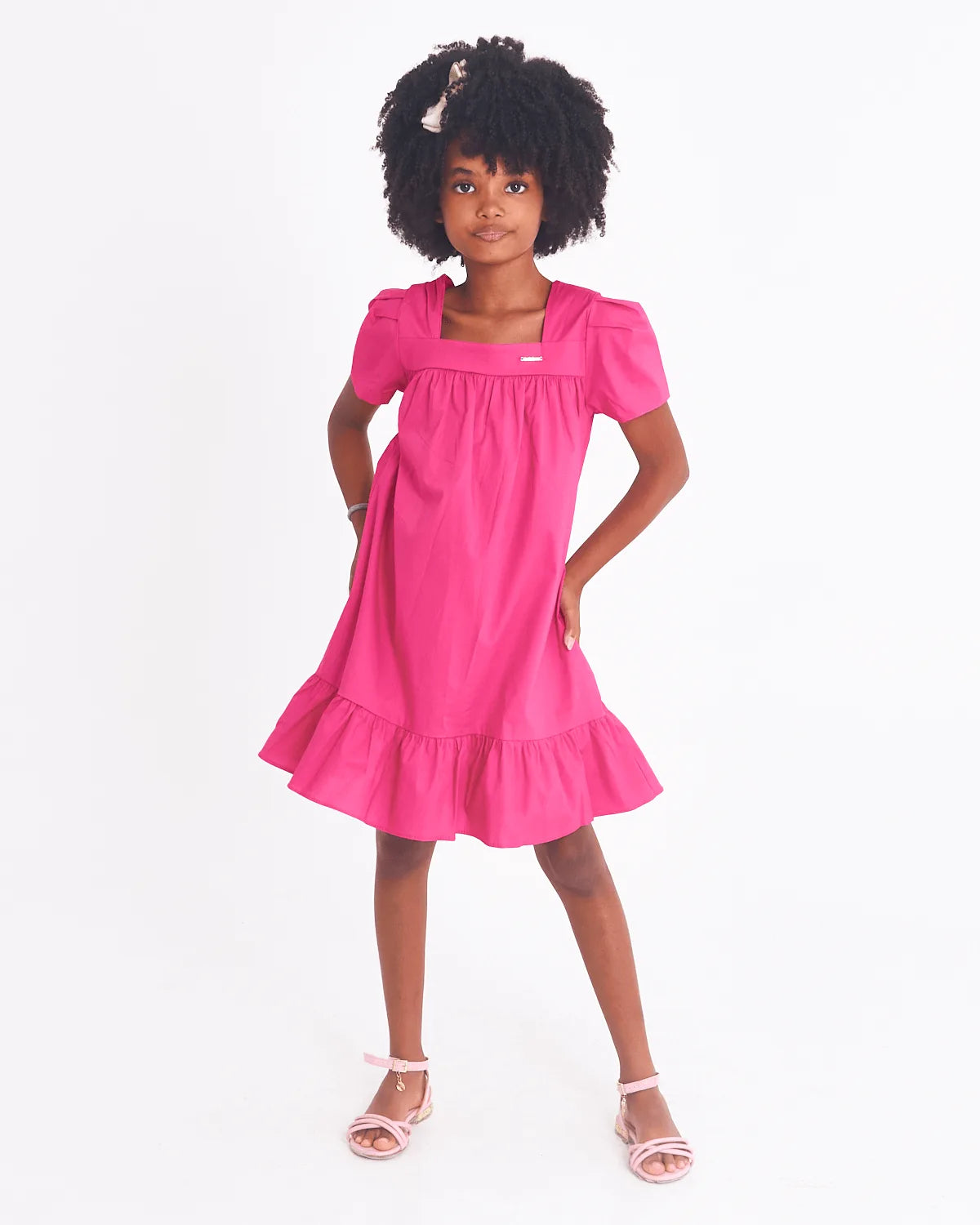 VESTIDO INF CARINHOSO 1000108814 ROSA 12