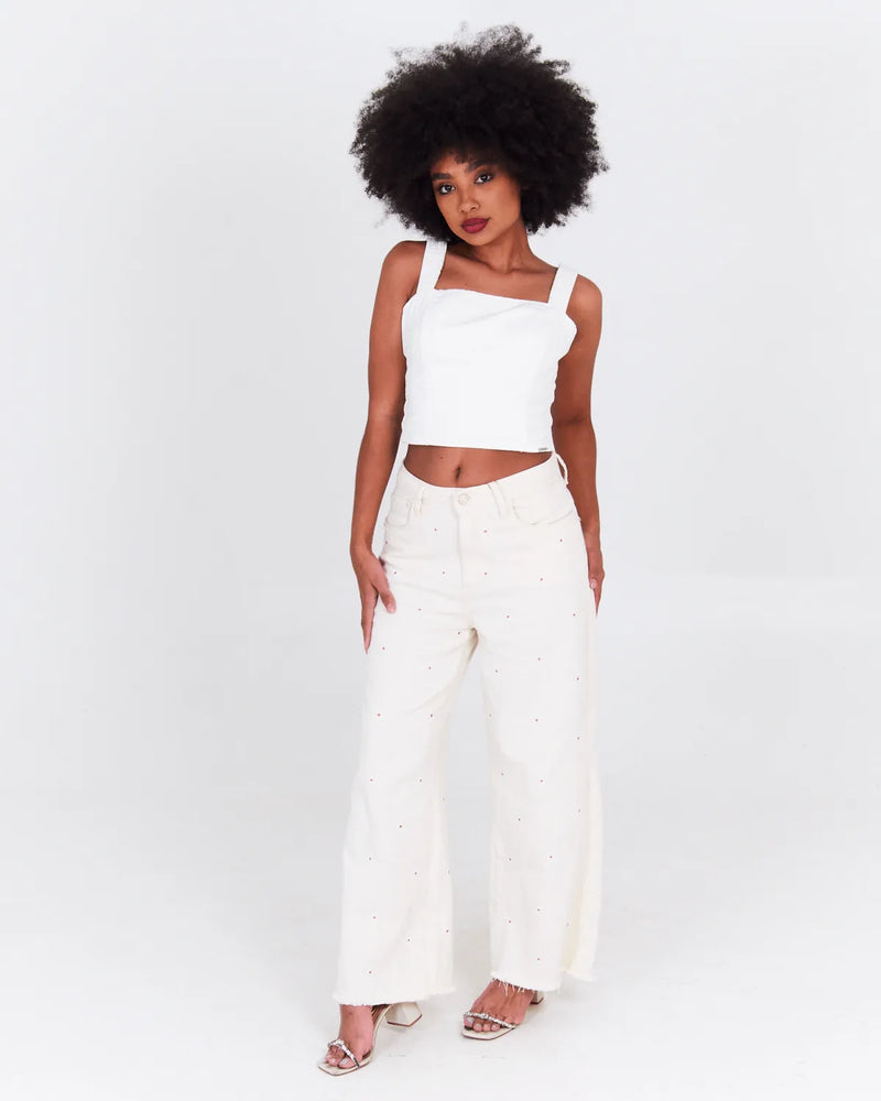 CALCA CONSCIENCIA JEANS 23667 OFF WHITE 42