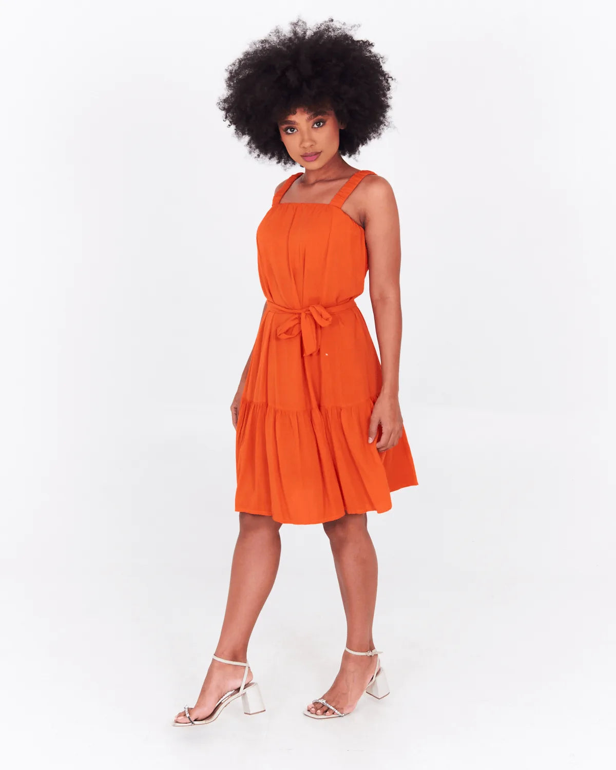 VESTIDO SAFIRA ALCA/ELAST EST VRD CLARO P