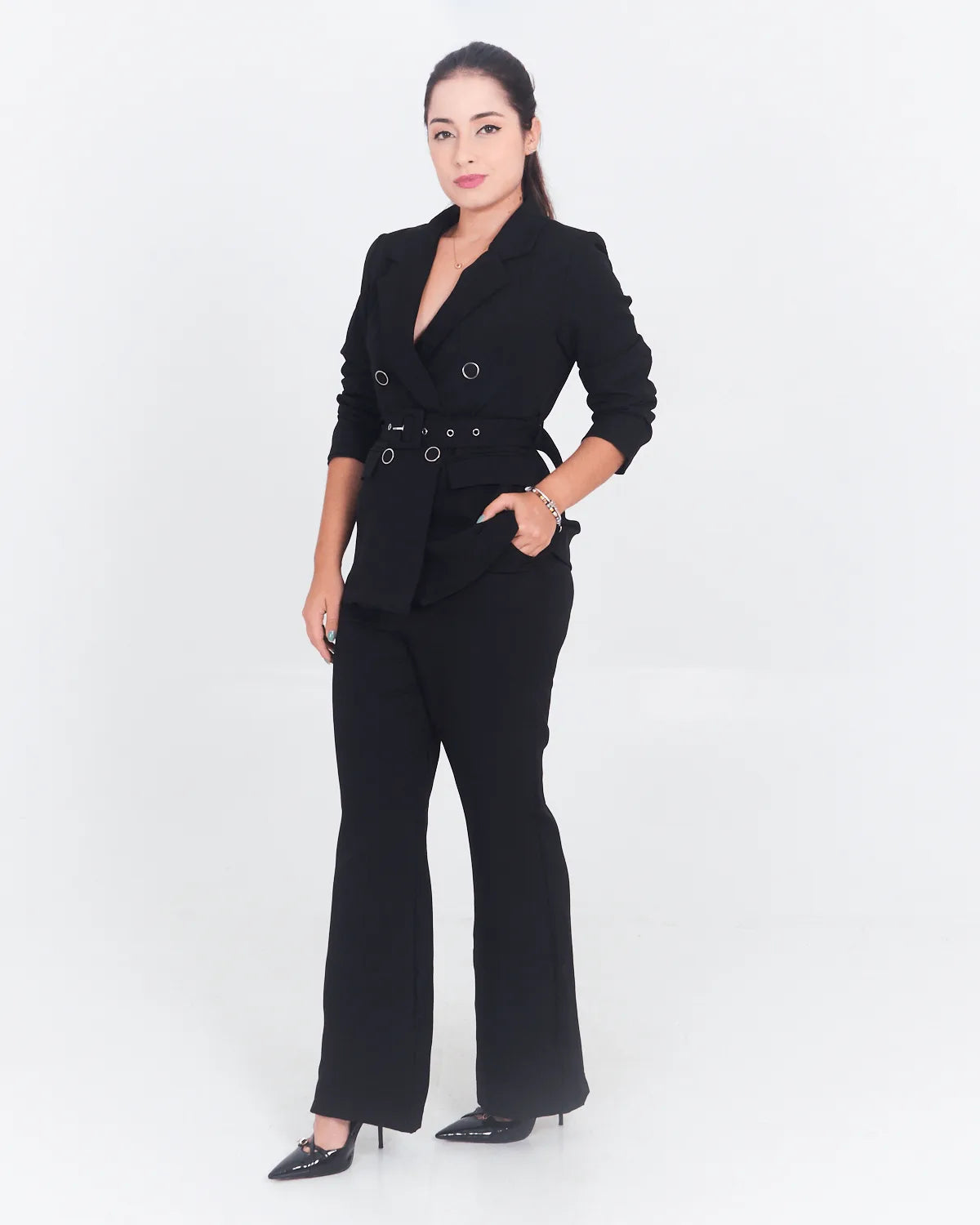 CONJUNTO BELLINA AA8076 PRETO G