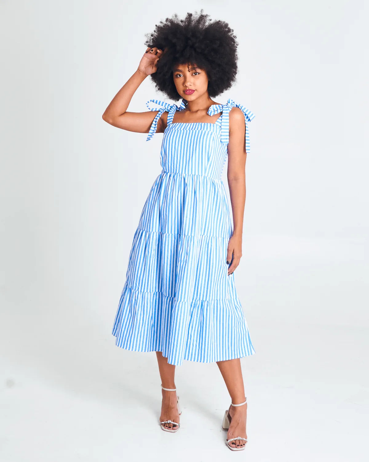 Vestido Safira Laço Midi
