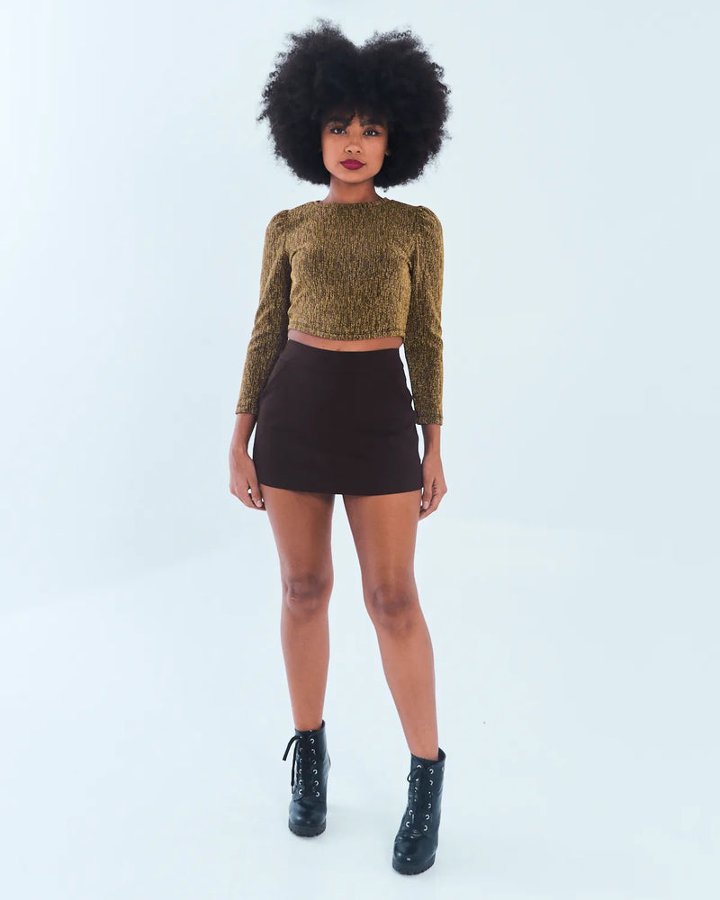 SHORT/ SAIA GROOVY 05267 PRETO G