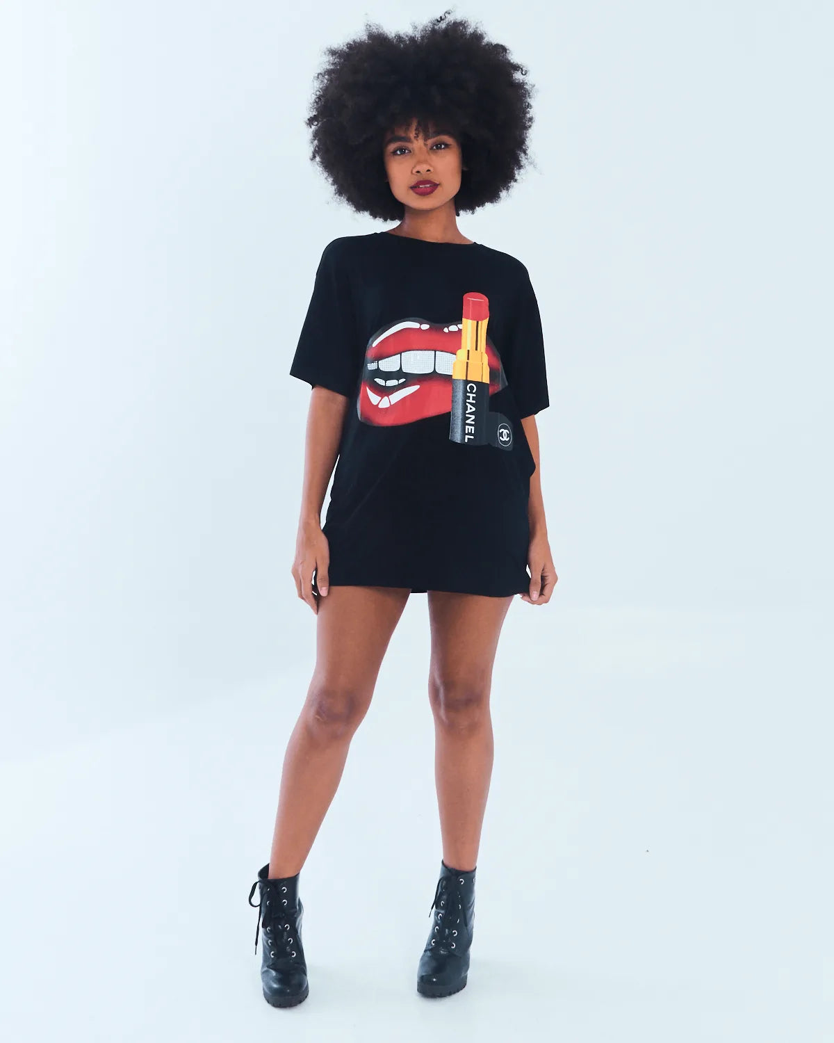 T-SHIRT MARIA DONDOCA 54022 PRETO M