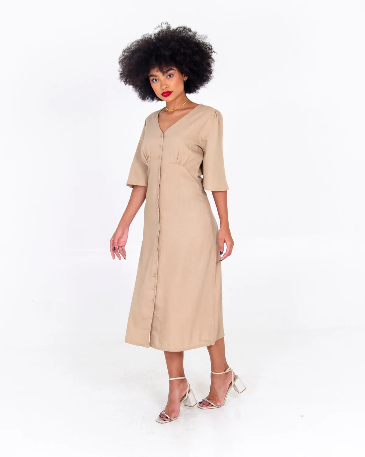 VESTIDO MALWEE 1000118465 MARRON G
