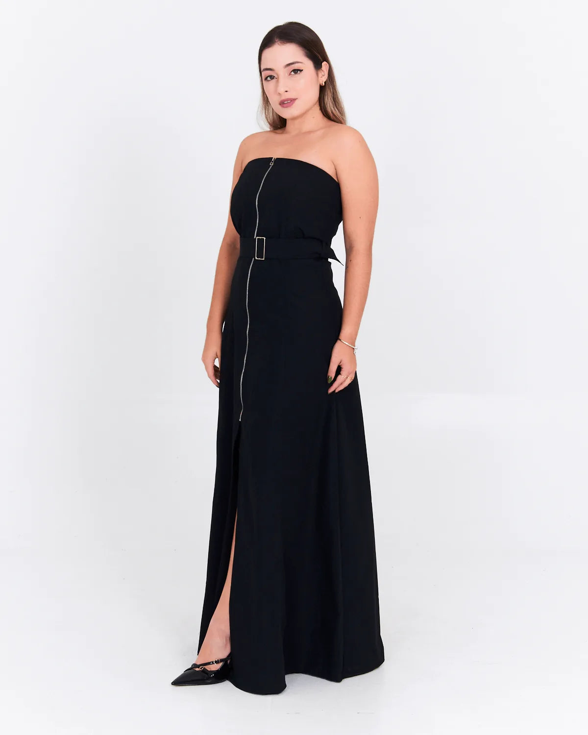 VESTIDO IRIS MIDI ZIPER