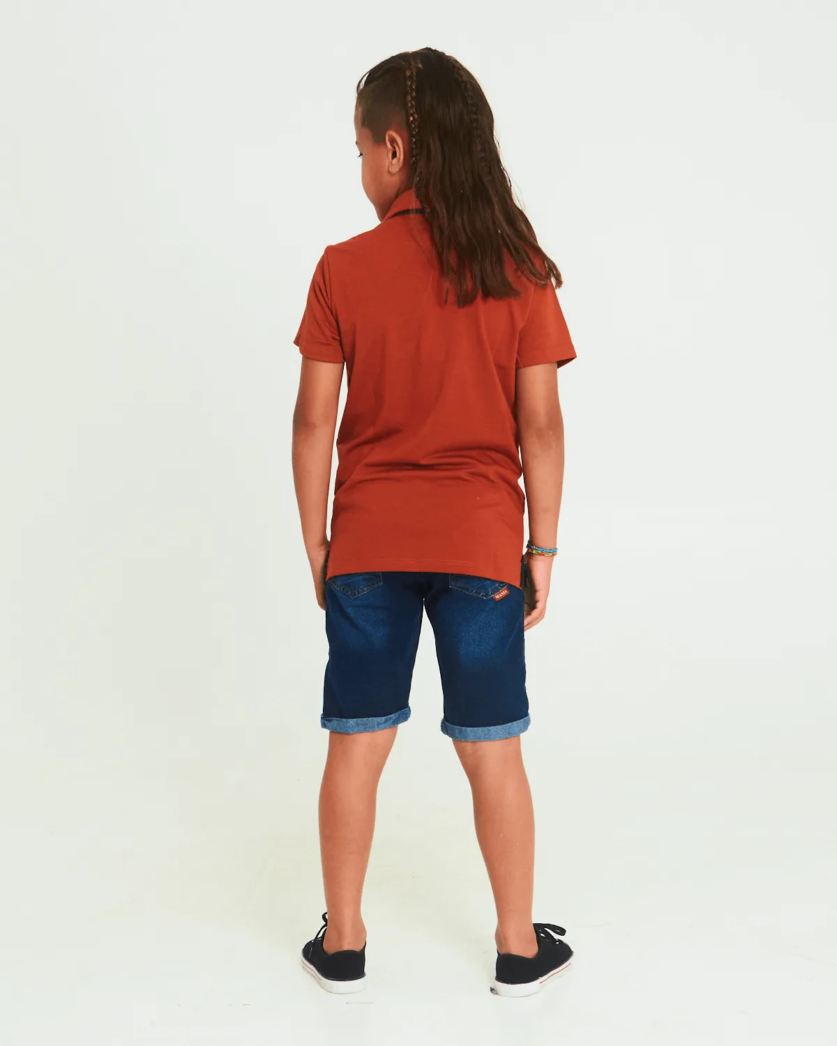 BERMUDA INF MANIA KIDS 3164 JEANS ESCURO 14
