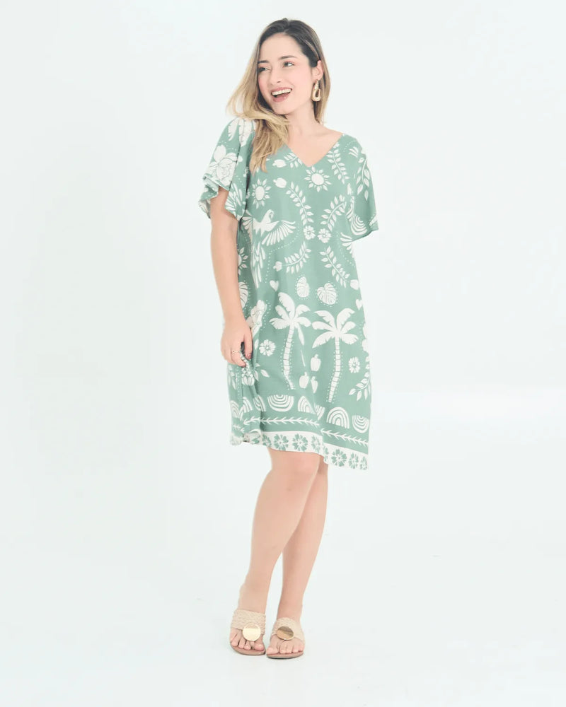 VESTIDO LUIGIA MANGA