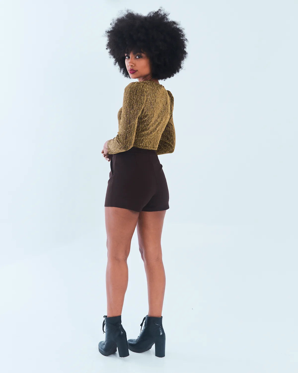 SHORT/ SAIA GROOVY 05267 PRETO G