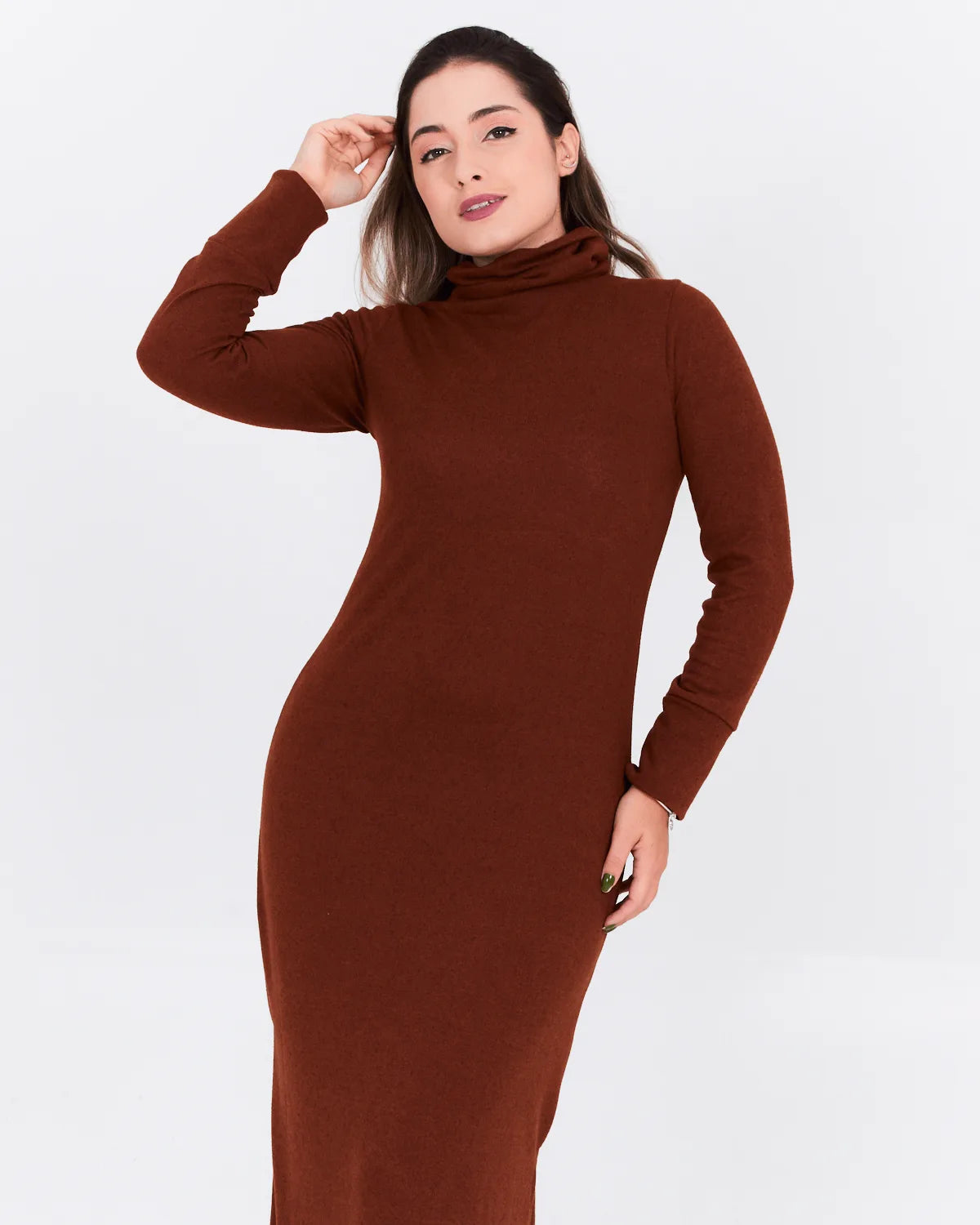 VESTIDO JESSICA MODAS LONGO PRETO U