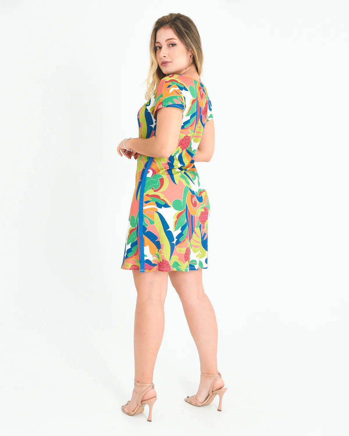 VESTIDO MALWEE 1000112069 CREME/ESTAMPADO GG