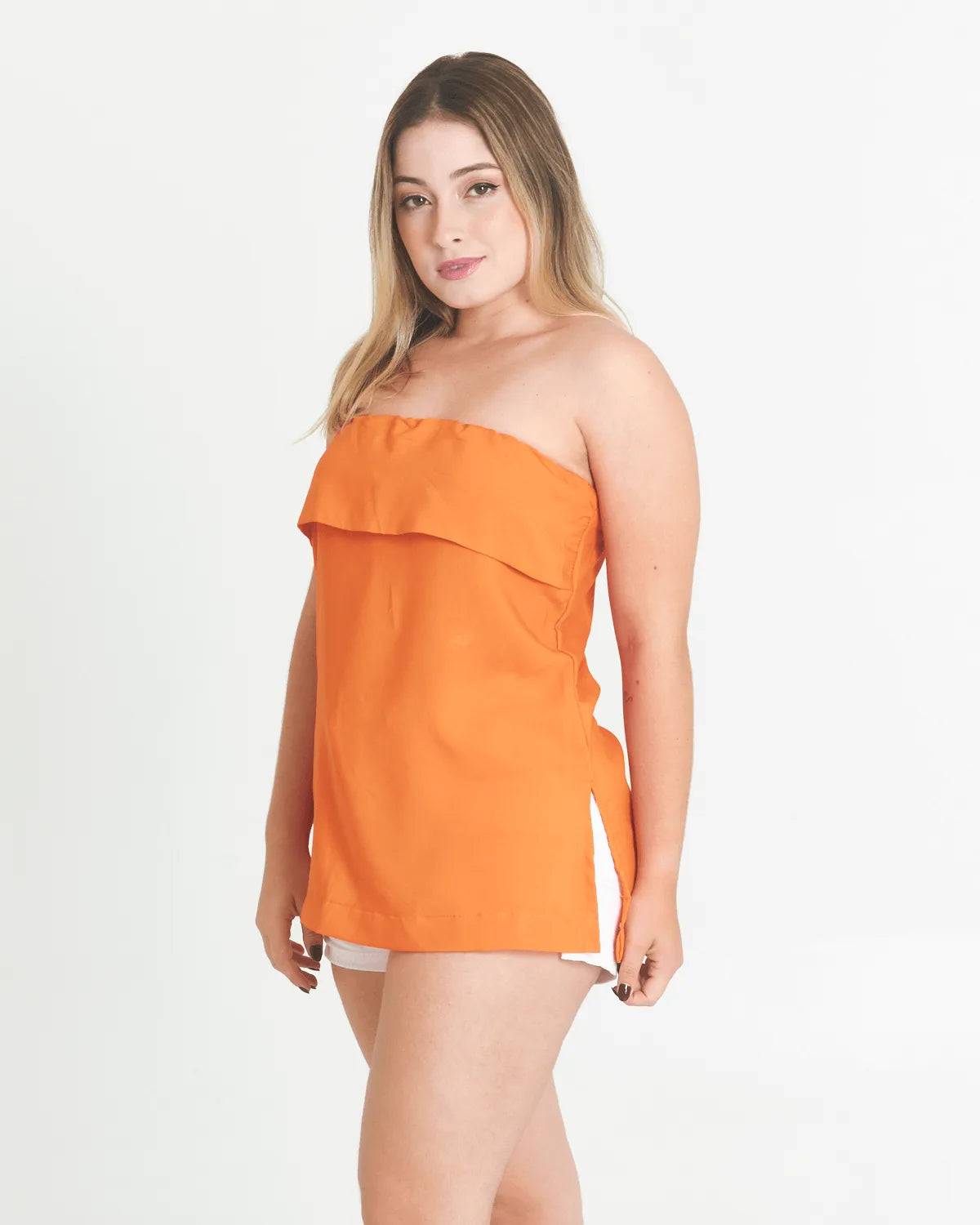 TOMARA Q CAIA LA BELLA 087 BABADO LARANJA G