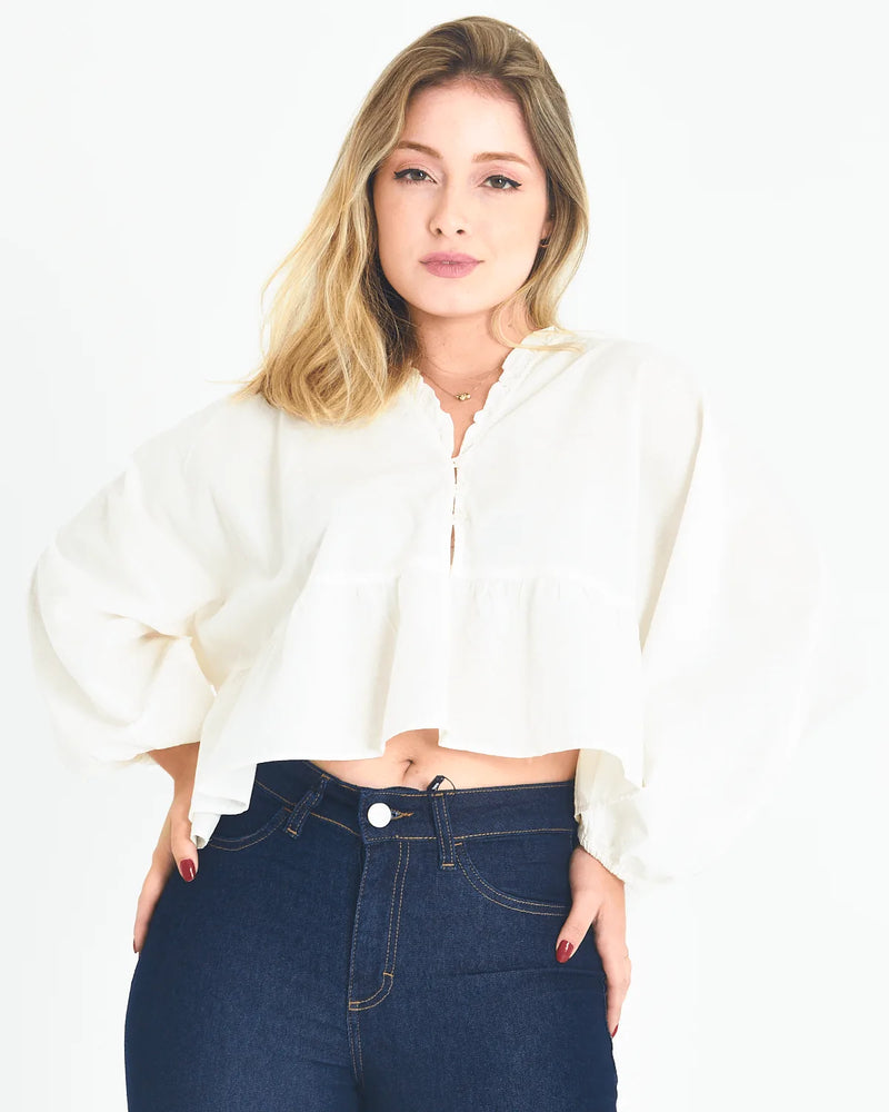 CAMISA MALWEE 1000108226 CREME G