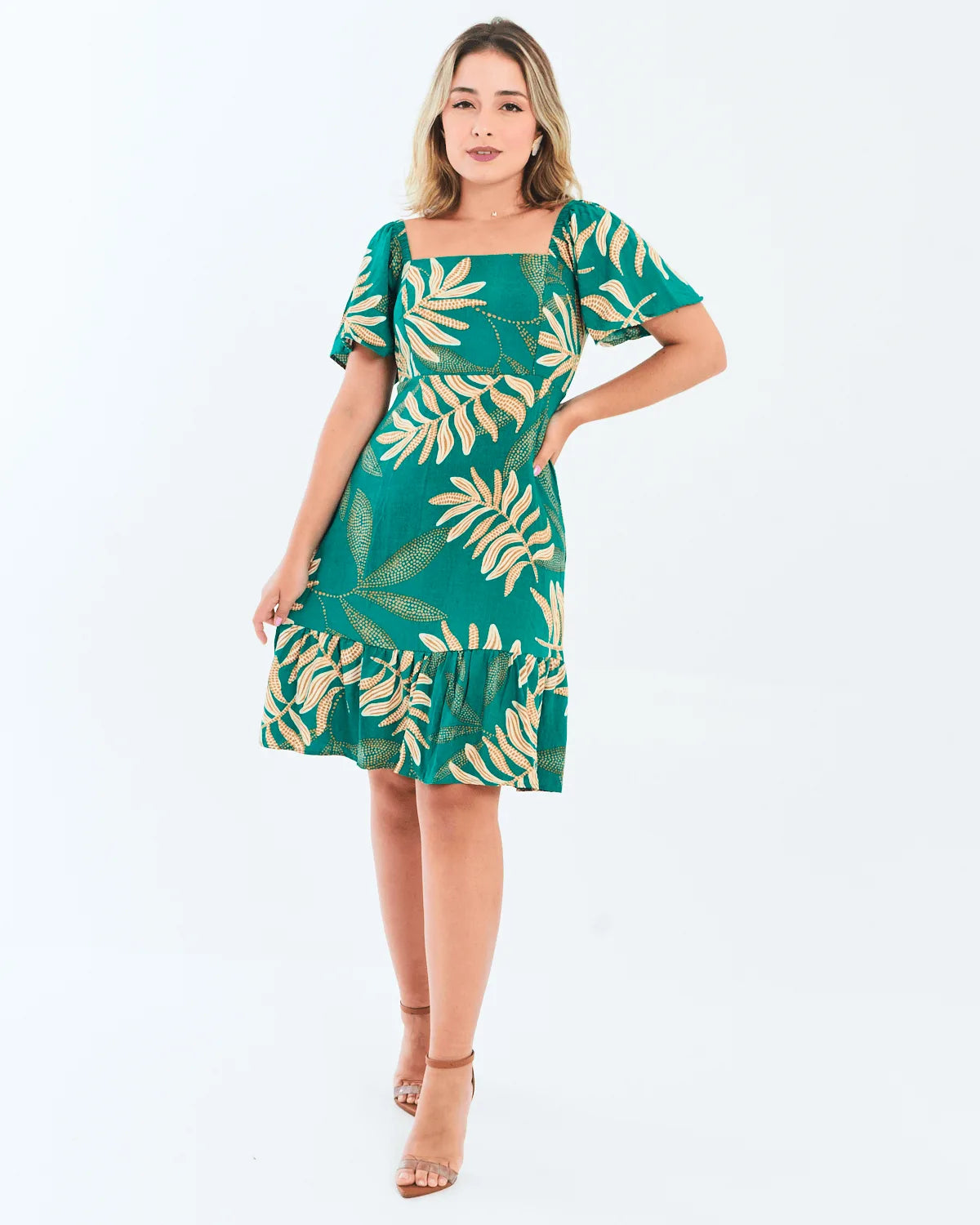 VESTIDO SAFIRA LACO COSTA CAPUCCINO M