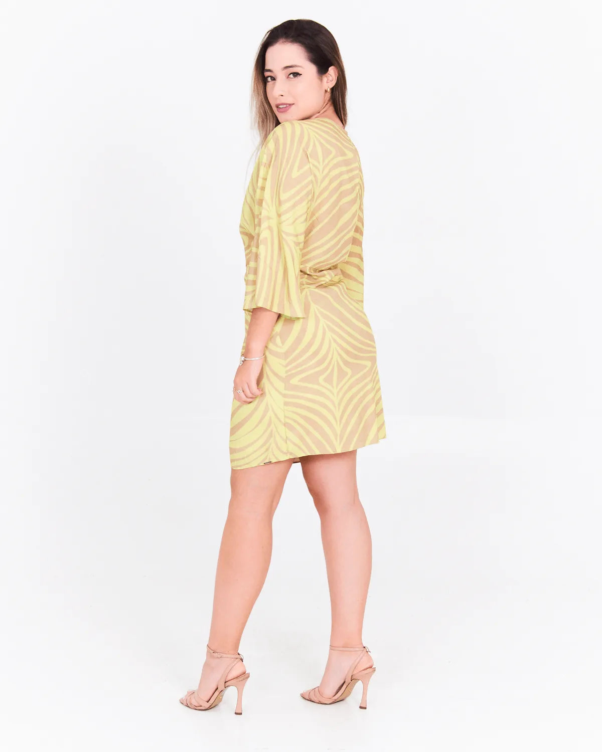 VESTIDO LUNENDER 67994 BEGE P