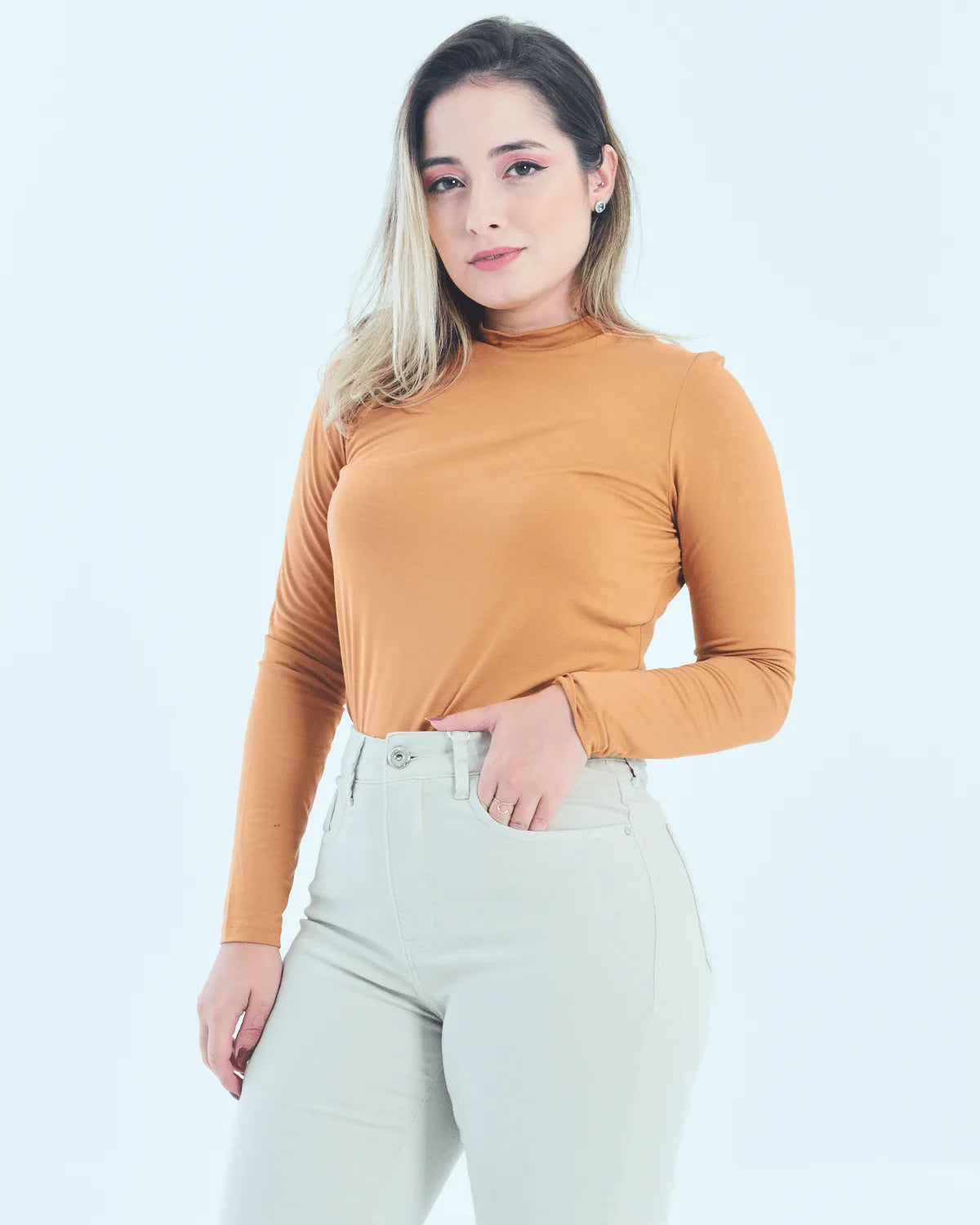 BLUSA ROVITEX 917055 AMENDOA GG