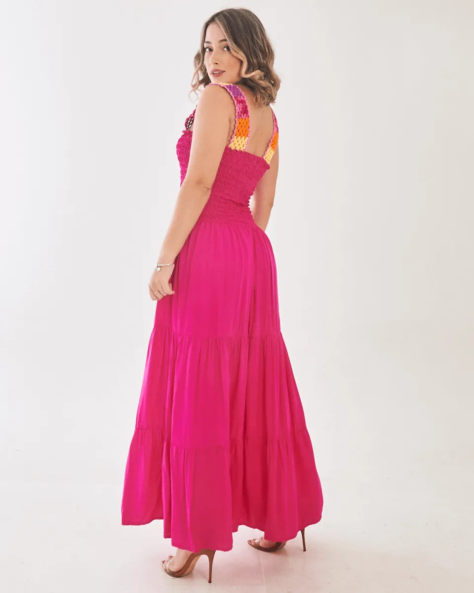 VESTIDO SAFIRA PATY/MANGA