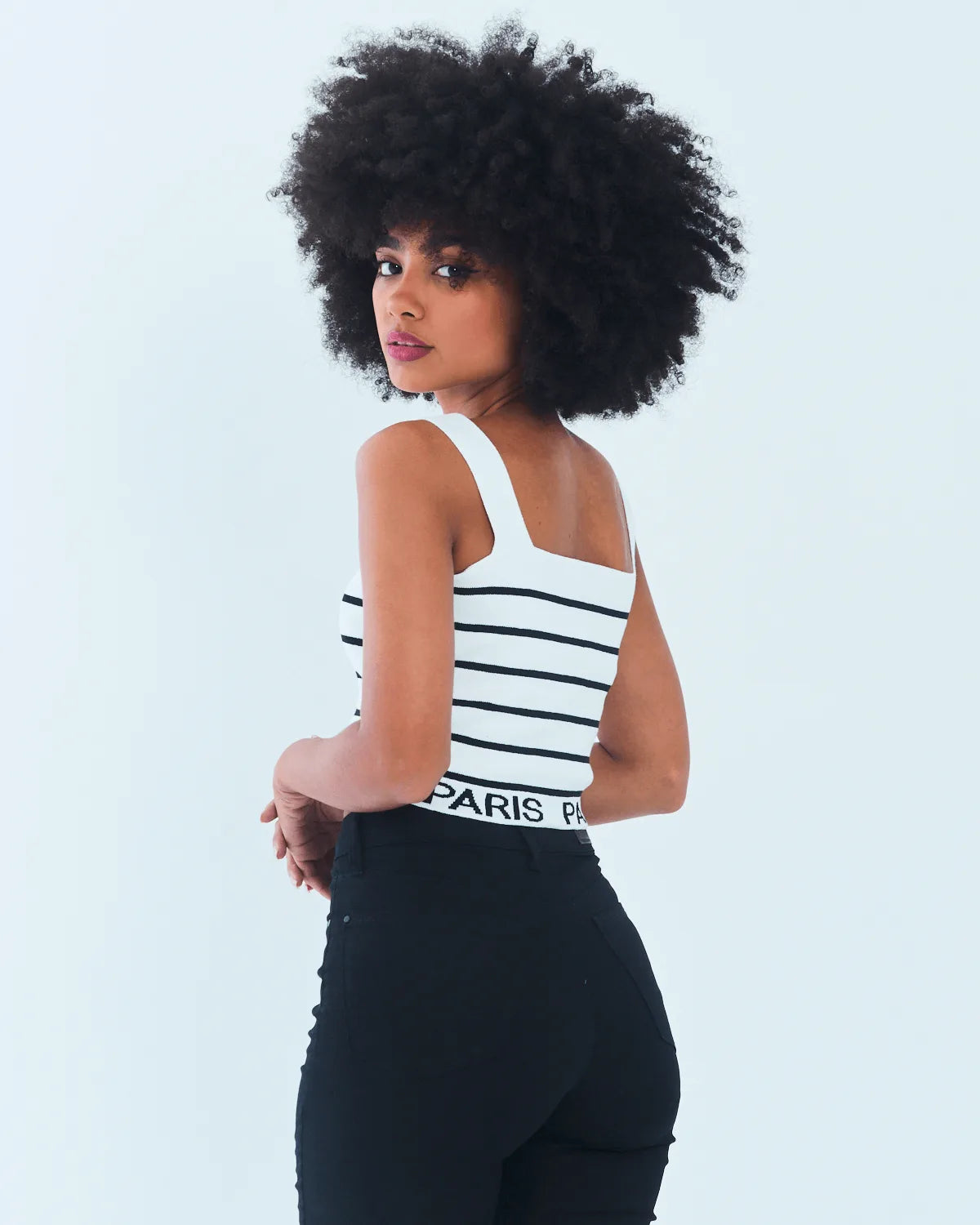 CROPPED FEEL LOVE ALCA BLUSH/BRANCO U