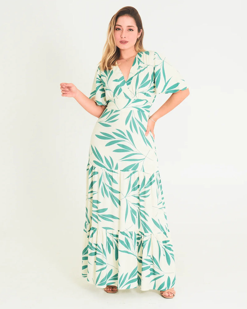 VESTIDO SAFIRA MANG/LONG/VISCOLINHO