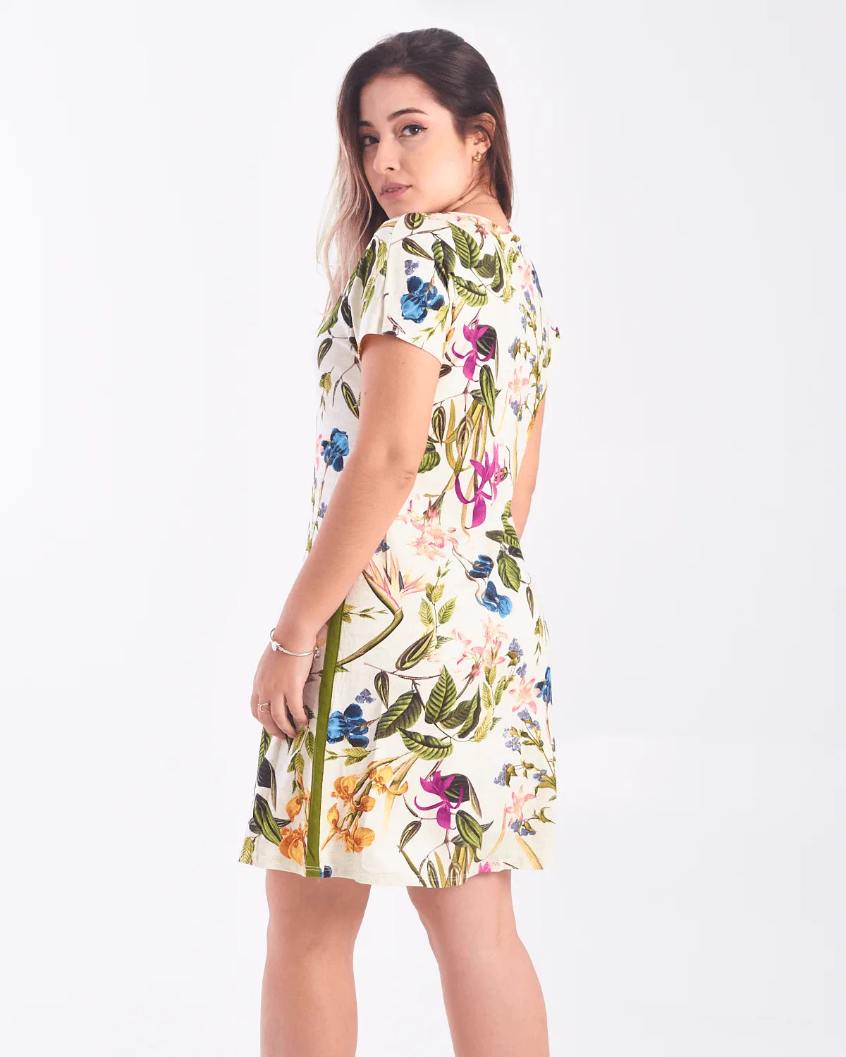 VESTIDO MALWEE 1000112069 CREME/ESTAMPADO GG